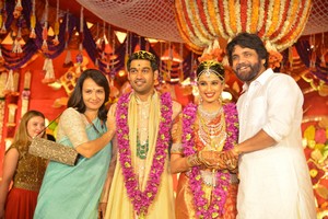 Akkineni Family at Nimmagadda Prasad Daughter Wedding